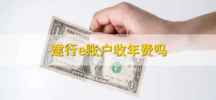 建行e账户收年费吗