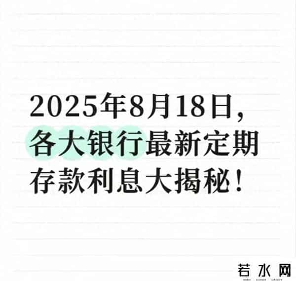 定期存款利率表