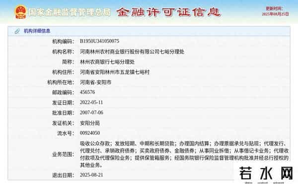 河南农村信用社