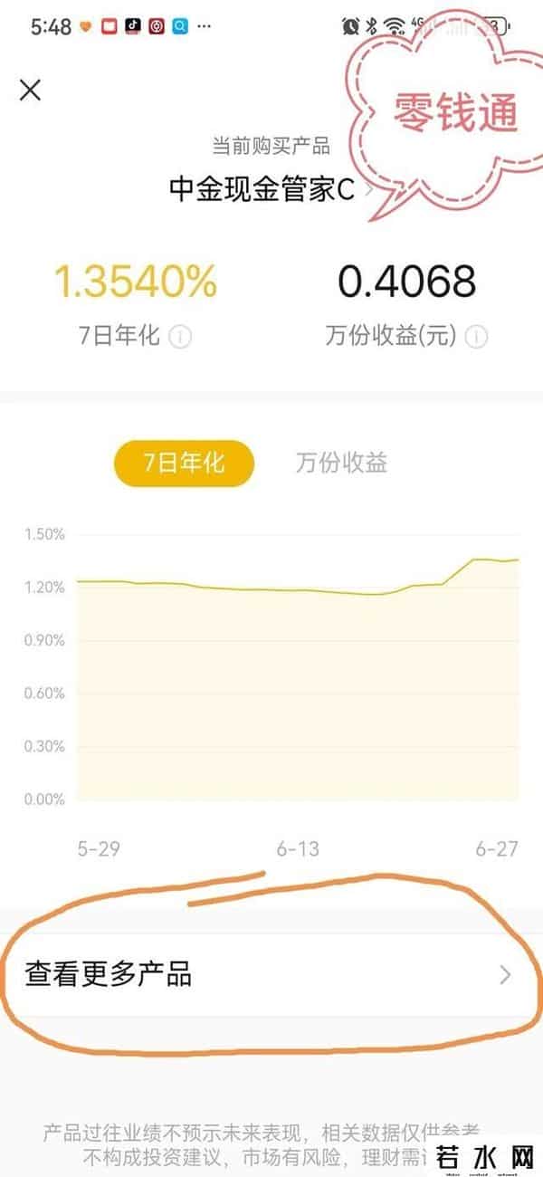 类似余额宝的理财产品
