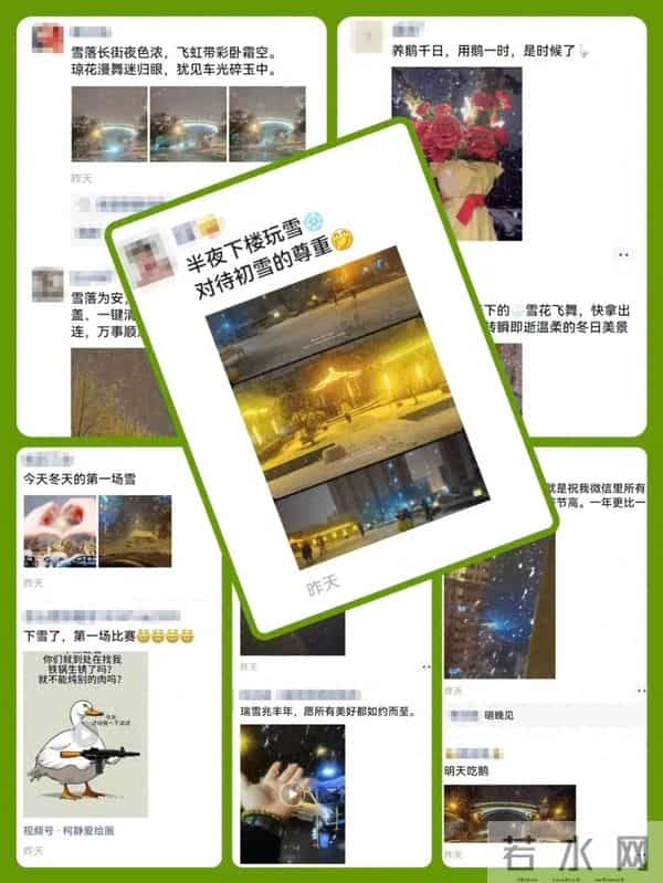 目前正在下雪的城市