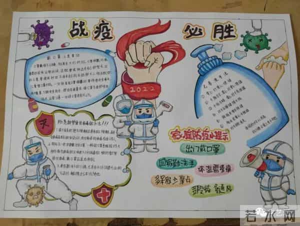 抗击疫情简笔画