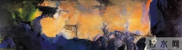 赵无极油画-赵无极绘画作品欣赏