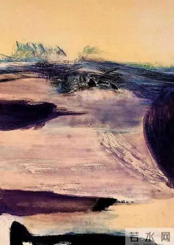 赵无极油画-赵无极绘画作品欣赏