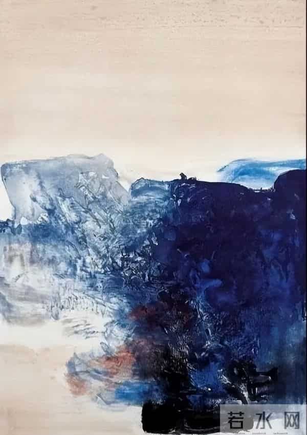 赵无极油画-赵无极绘画作品欣赏