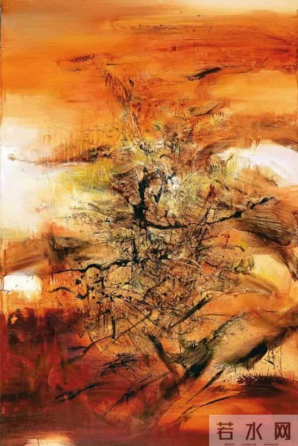 赵无极油画-赵无极绘画作品欣赏