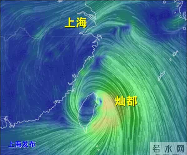 上海将受台风灿都影响