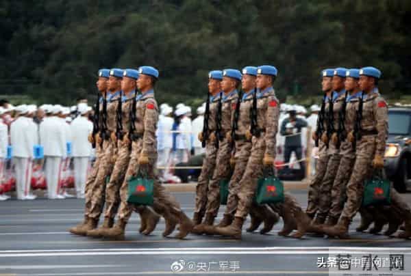受阅官兵集结完毕