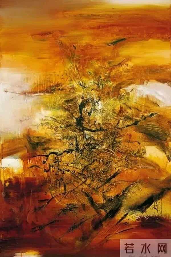 赵无极油画-赵无极绘画作品欣赏