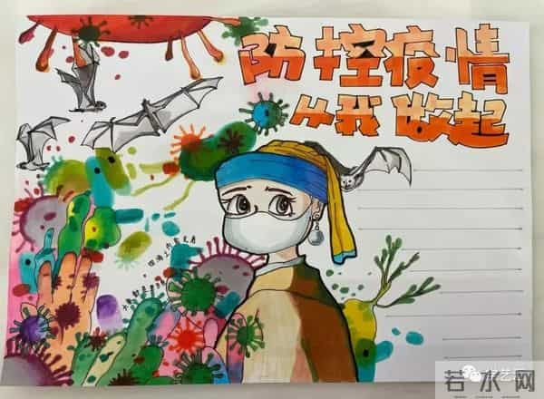 抗击疫情简笔画