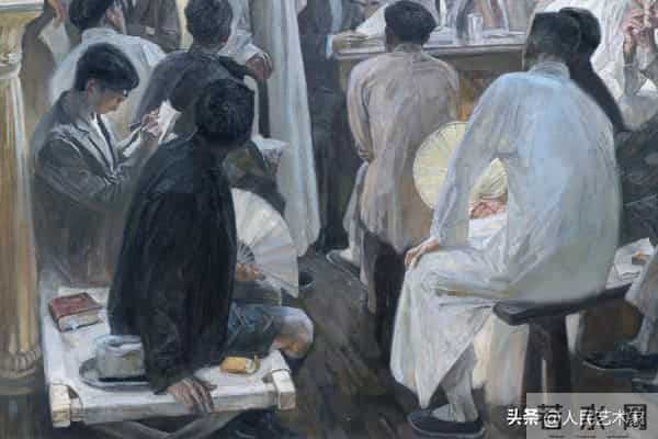 转折1927-它是与遵义会议比肩的重要会议,是中共历史上的一个重要转折点,它的光辉印记藏在沈尧伊的这幅油画里