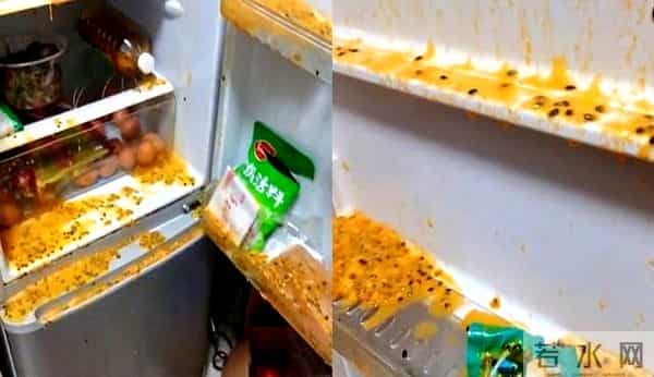冰箱拿饮料爆炸