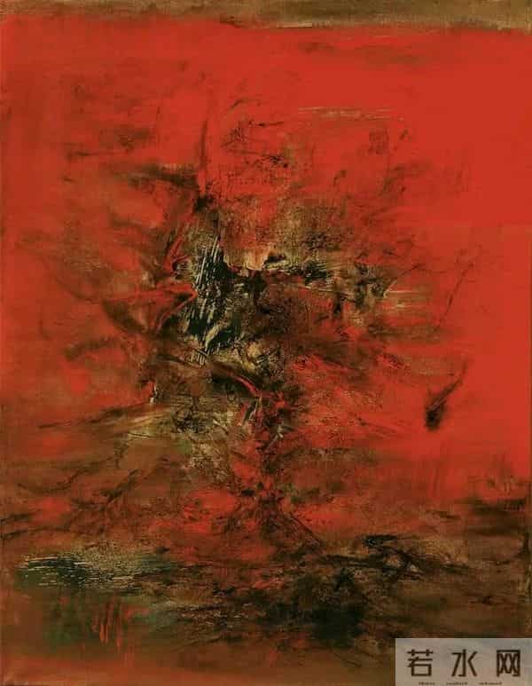 赵无极油画-赵无极绘画作品欣赏