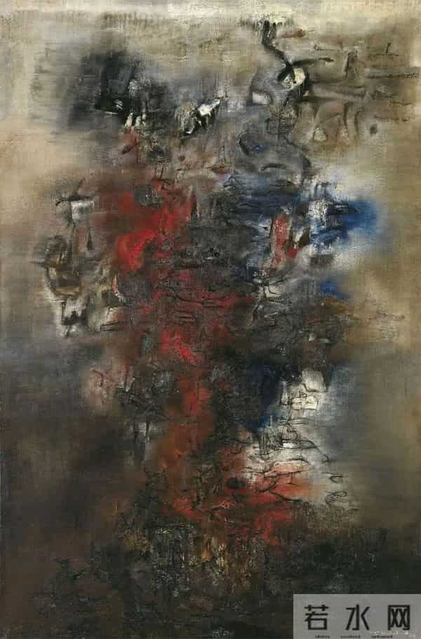 赵无极油画-赵无极绘画作品欣赏