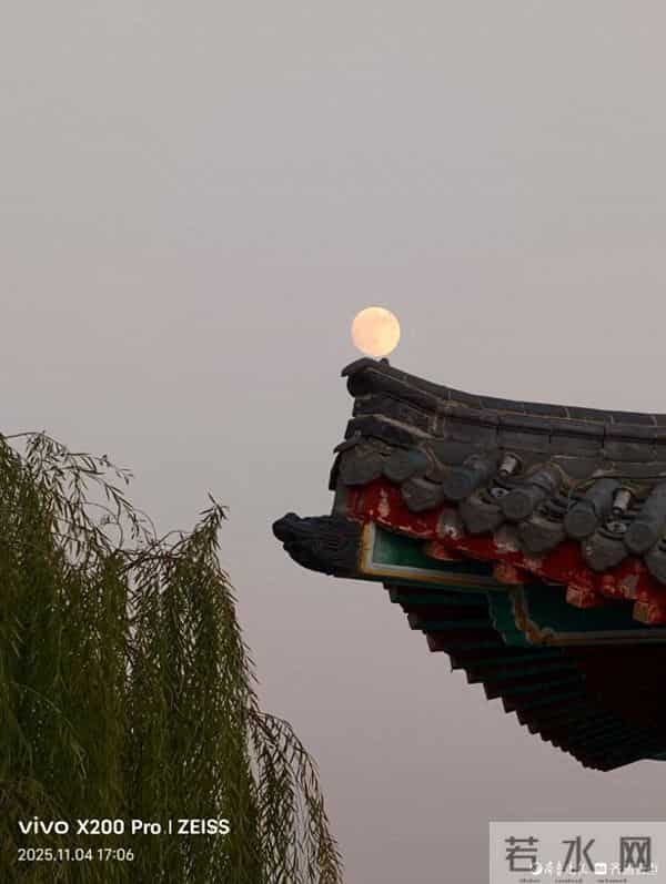 行摄华山——农历九月十五的月亮