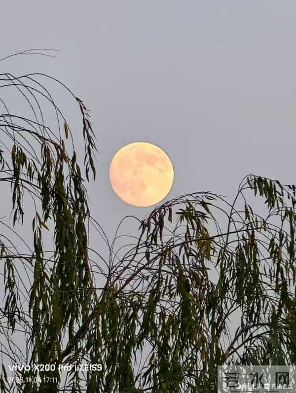 行摄华山——农历九月十五的月亮