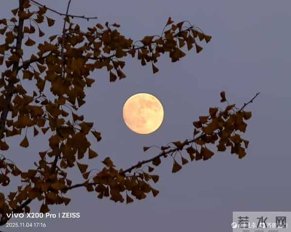 行摄华山——农历九月十五的月亮