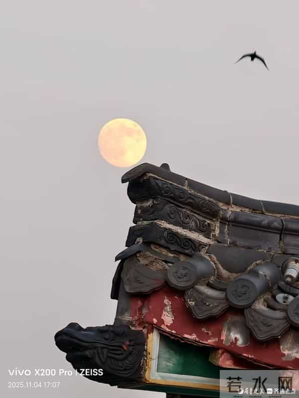 行摄华山——农历九月十五的月亮