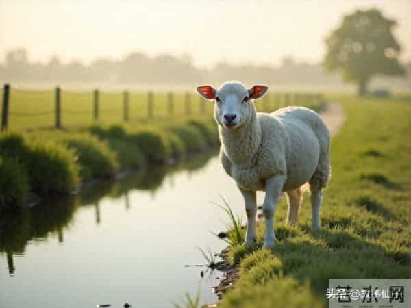 河边的秘密：一只小羊和狼的意外友谊