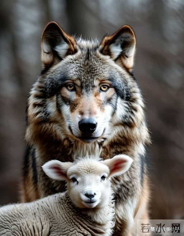 河边的秘密：一只小羊和狼的意外友谊