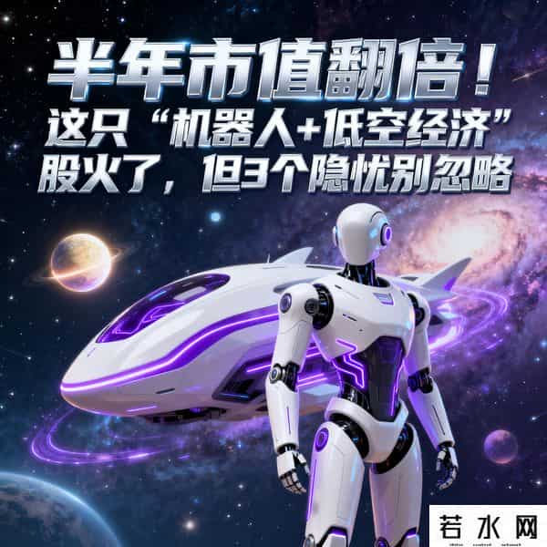 半年市值翻倍！这只“机器人+低空经济”股火了，但3个隐忧别忽略