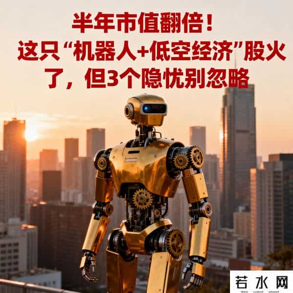 半年市值翻倍！这只“机器人+低空经济”股火了，但3个隐忧别忽略