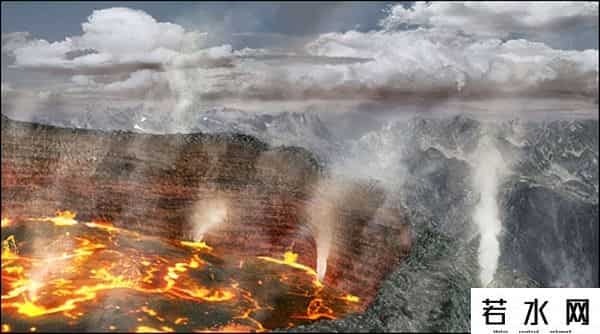 云爆发,峨眉山出现“火山云”，形状诡异遮住半边天，是灾难降临的预兆？