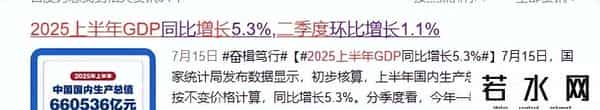 中美日第二季度GDP差距断崖，美国3%，日本1%，中国令人意外！