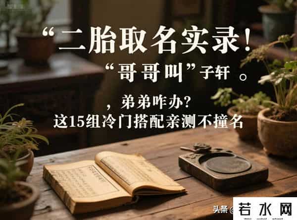 子轩,二胎取名实录!哥哥叫“子轩”弟弟咋办?15组冷门搭配亲测不撞名