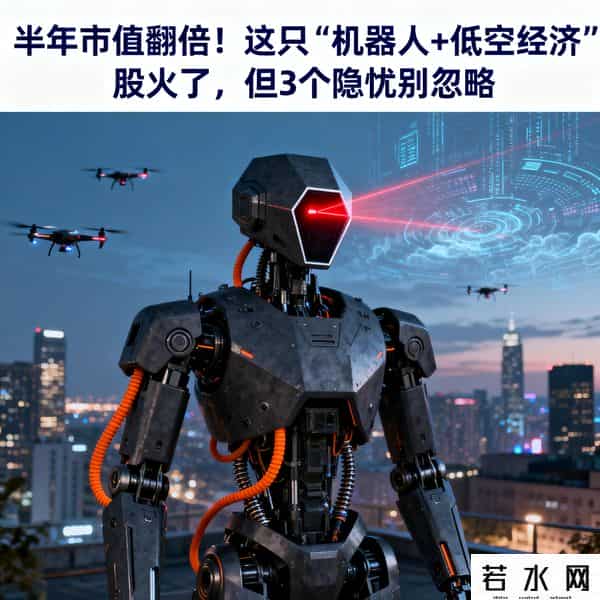 半年市值翻倍！这只“机器人+低空经济”股火了，但3个隐忧别忽略