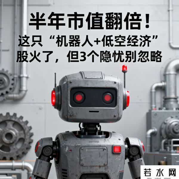 半年市值翻倍！这只“机器人+低空经济”股火了，但3个隐忧别忽略