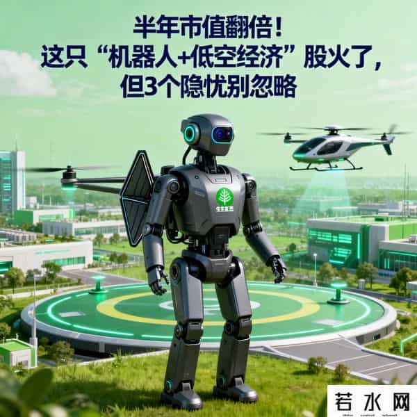 半年市值翻倍！这只“机器人+低空经济”股火了，但3个隐忧别忽略