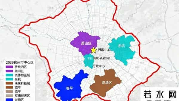 杭州综合实力“坐五望四”：2035年中心城区扩至880平方千米