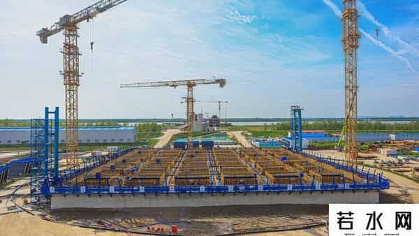 首次下沉,汉南长江大桥南锚碇沉井首次下沉顺利到位