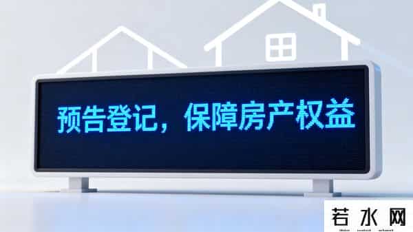 防止一房二卖，办预告登记，能行么？