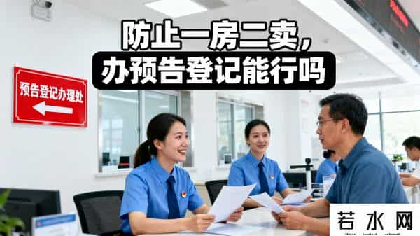 防止一房二卖，办预告登记，能行么？