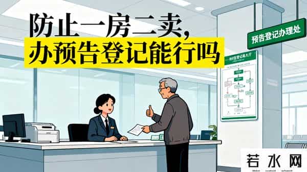 防止一房二卖，办预告登记，能行么？
