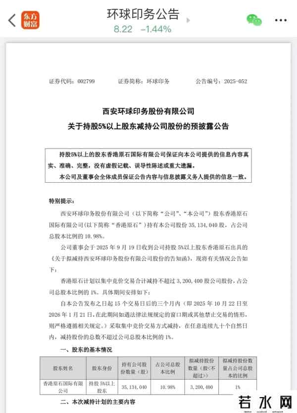 昨晚12 家公司减持公告齐发，一家狂甩 46 亿，一家紧跟 32 亿