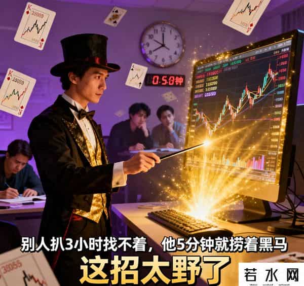 别人扒3小时找不着的股，他5分钟就捞着黑马？这招太野了