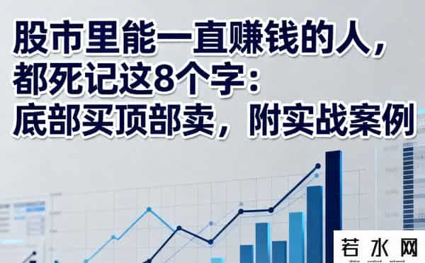 股市里能一直赚钱的人都死记这6个字：底部买顶部卖，附实战案例