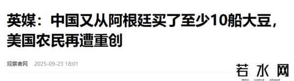 中方连续两天出手，130万吨大豆运往中国，气急的特朗普又出手了