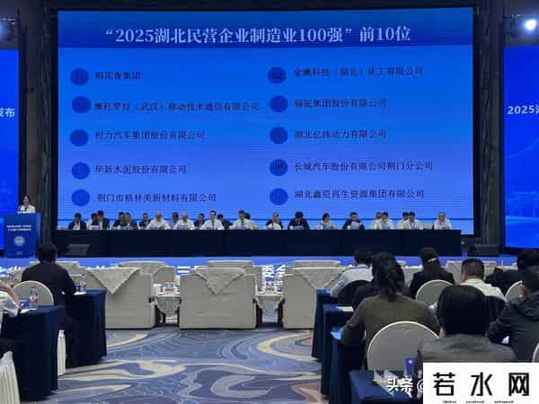 2025湖北民营企业100强榜单发布 十堰这些企业上榜