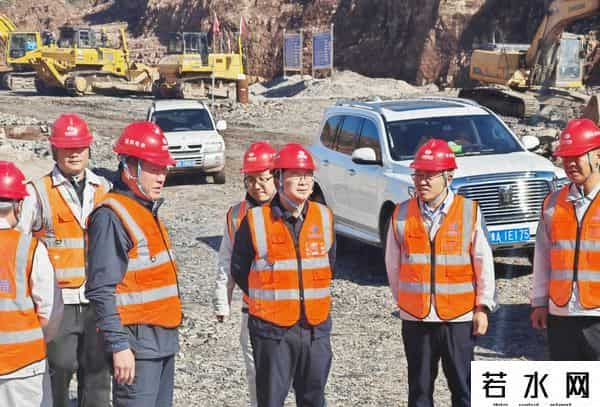 庞旭到辽宁朝阳抽蓄电站项目检查指导工作