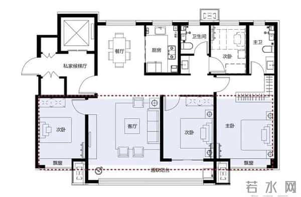 四房:讲真!一步到位的小四房,真的戳中了很多家庭的心