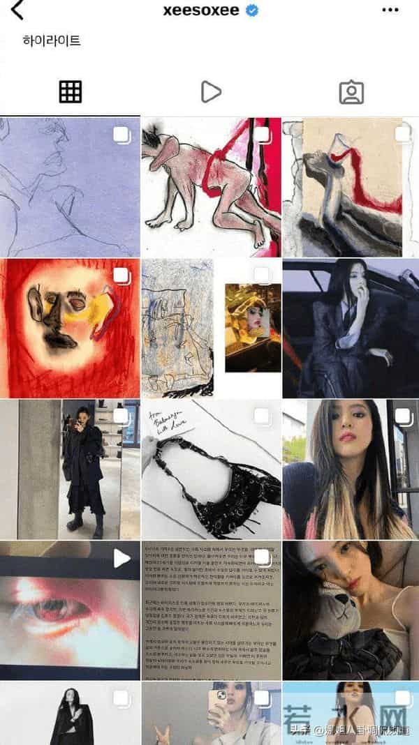 韩素希晒绘画作品被担心精神状态