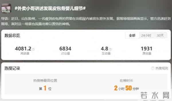 外卖小哥讲述发现皮包骨婴儿细节