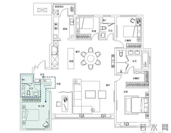 四房:讲真!一步到位的小四房,真的戳中了很多家庭的心