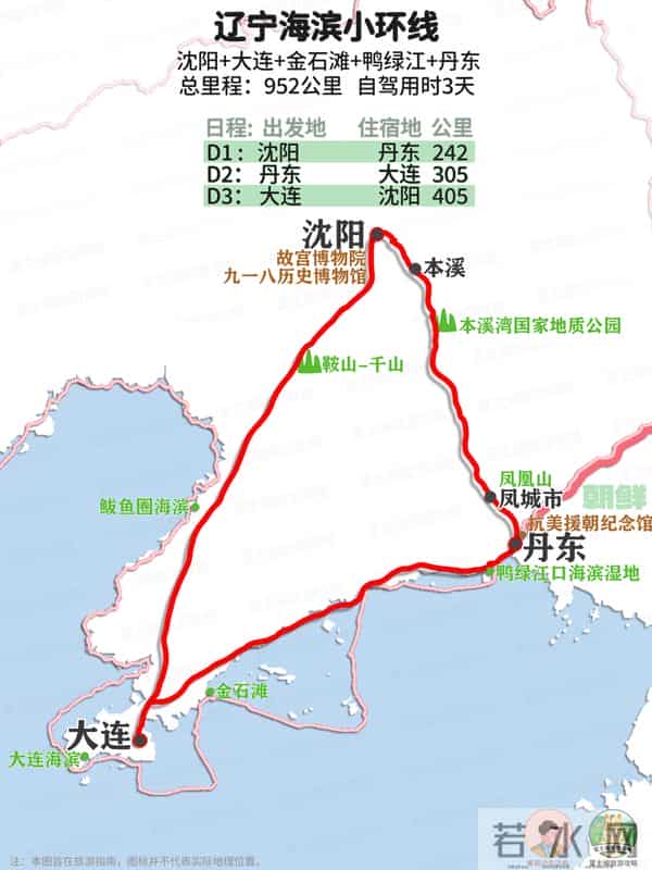 云南旅游路线图