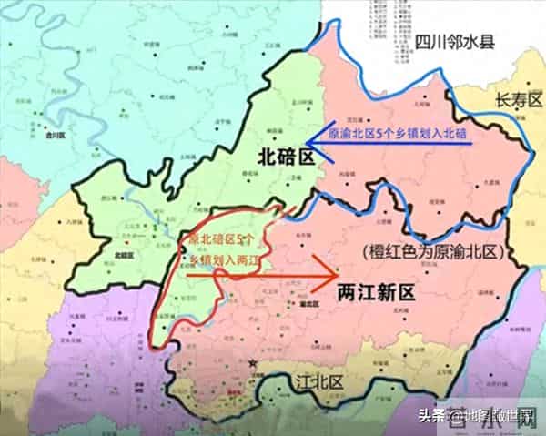 两江新区地图