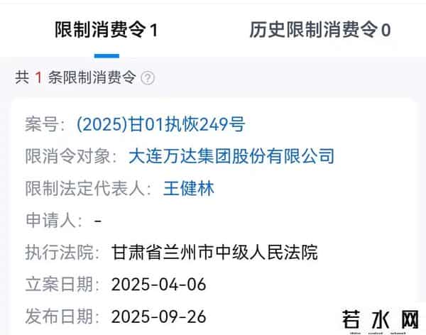 限高被取消！被1.8亿难倒的王健林，还有多少债要还？
